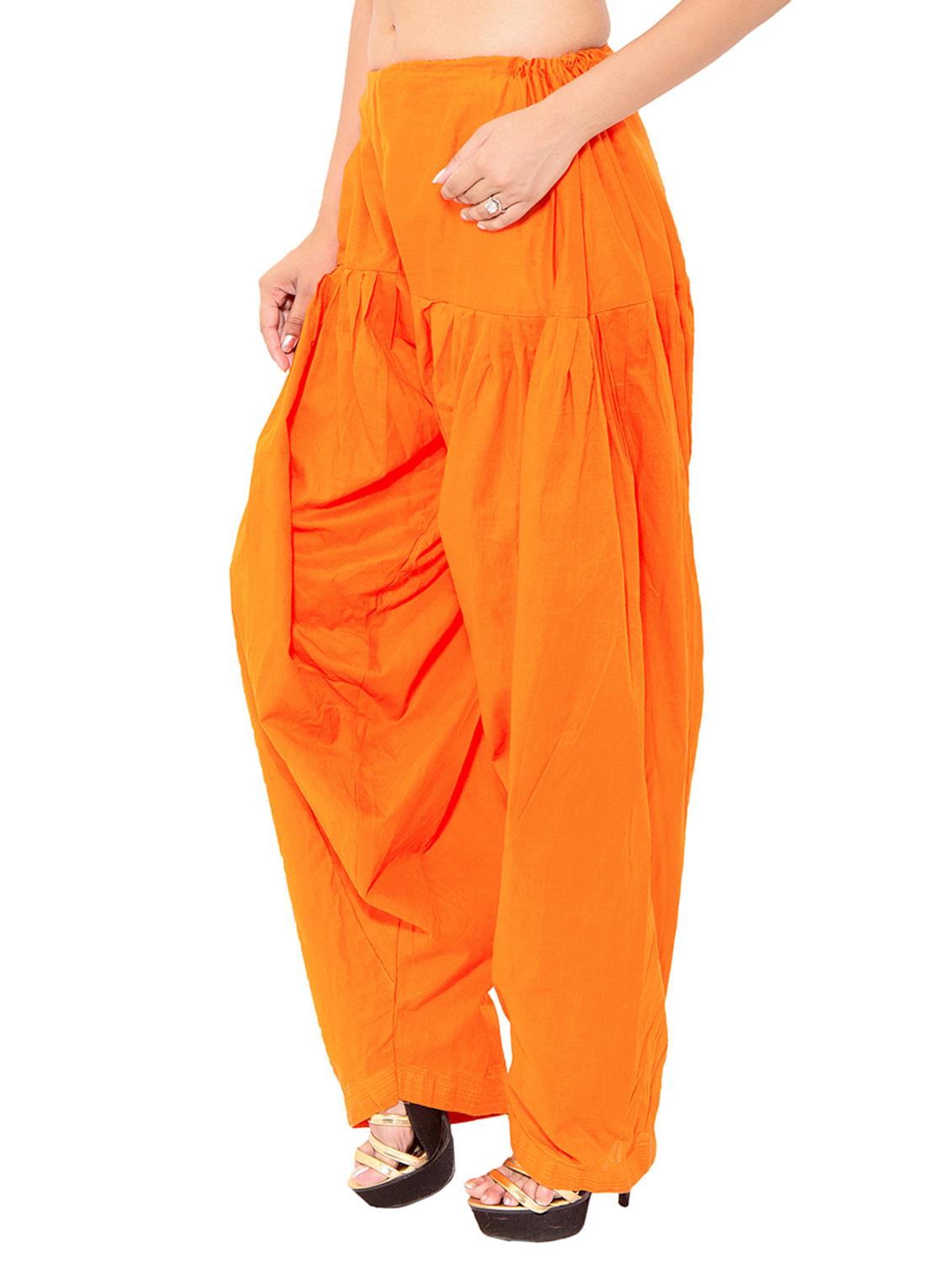 red cotton patiyala salwars - 11120023 - Zoom Image - 3