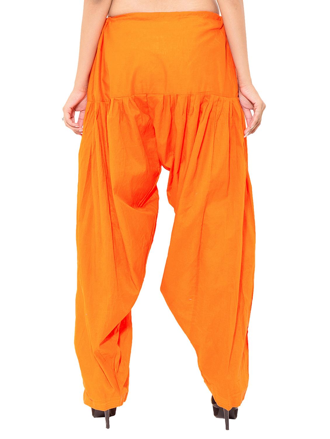 red cotton patiyala salwars - 11120023 - Zoom Image - 4