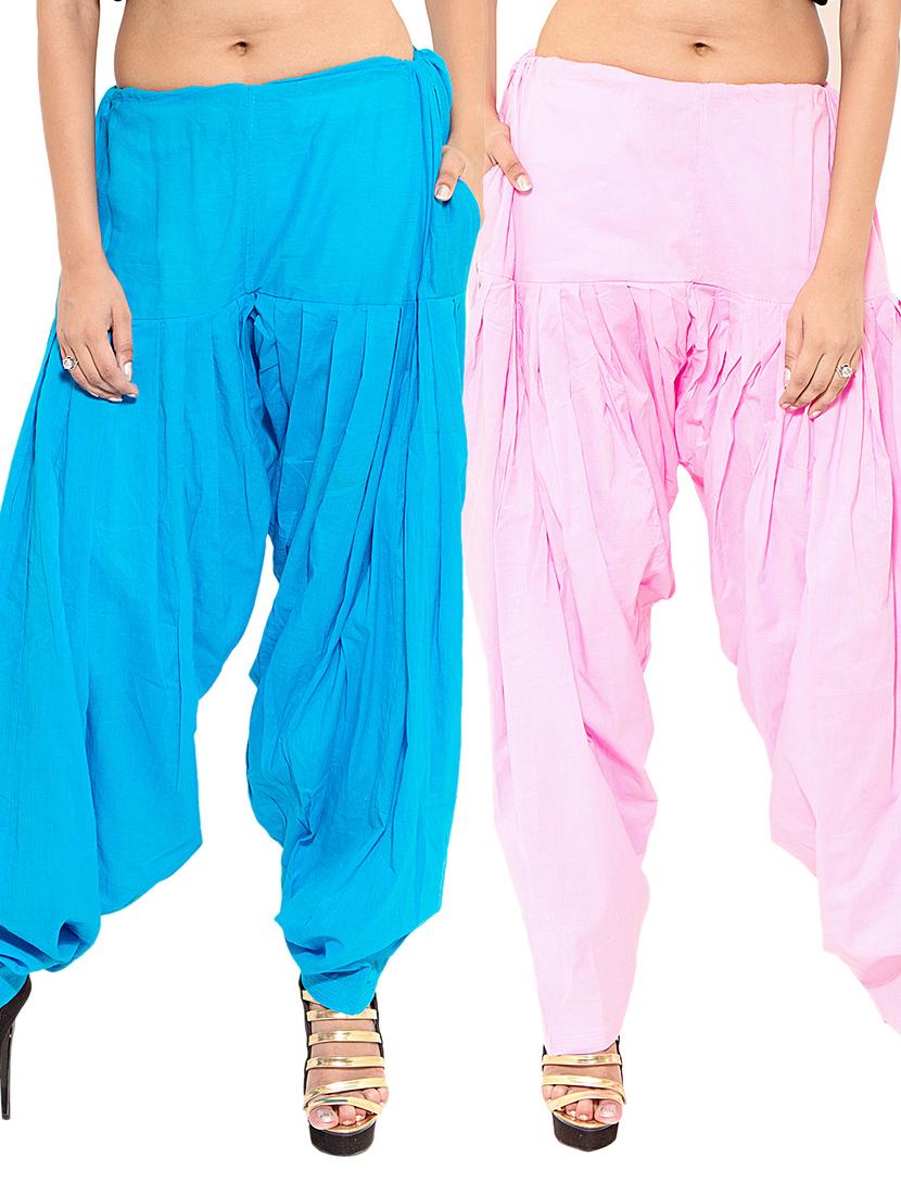 multi color cotton combo salwar - 11120037 - Zoom Image - 1