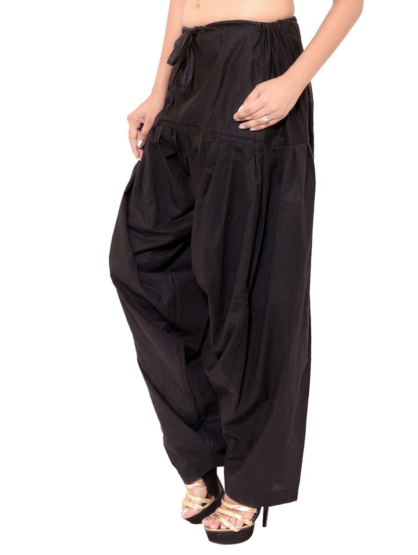 white rayon patiyala salwars - 11120107 - Zoom Image - 3