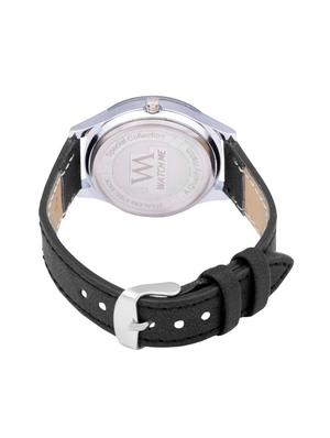 black leather wrist watch - 11123069 - Standard Image - 4