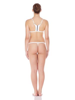 white nylon bras and panty set - 11128078 - Standard Image - 3
