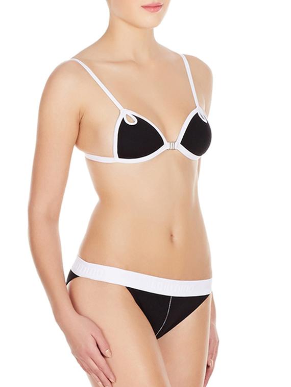 black cotton bras and panty set - 11128091 - Zoom Image - 2