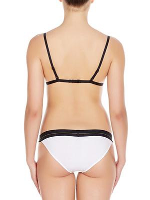 white cotton bras and panty set - 11128093 - Standard Image - 3