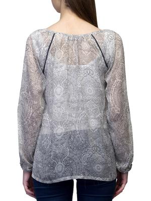 white polyester regular top - 11131342 - Standard Image - 3