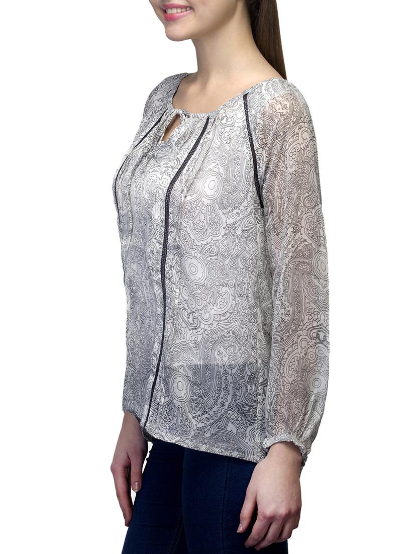 white polyester regular top - 11131342 - Zoom Image - 2
