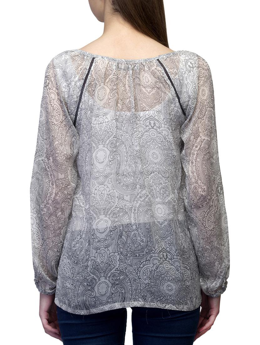 white polyester regular top - 11131342 - Zoom Image - 3
