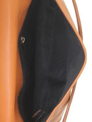 tan leatherette sling bag - 11131423 - Standard Image - 3