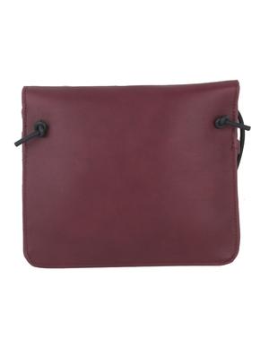 wine red leatherette sling bag - 11131424 -  Standard Image - 1