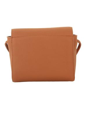 brown leatherette sling bag - 11131436 - Standard Image - 2