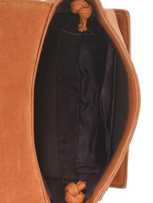 brown leatherette sling bag - 11131436 - Standard Image - 3