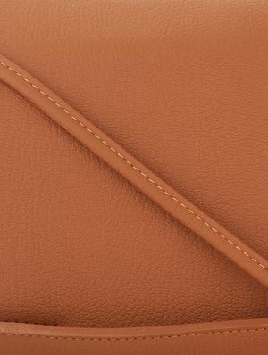 brown leatherette sling bag - 11131436 - Standard Image - 4