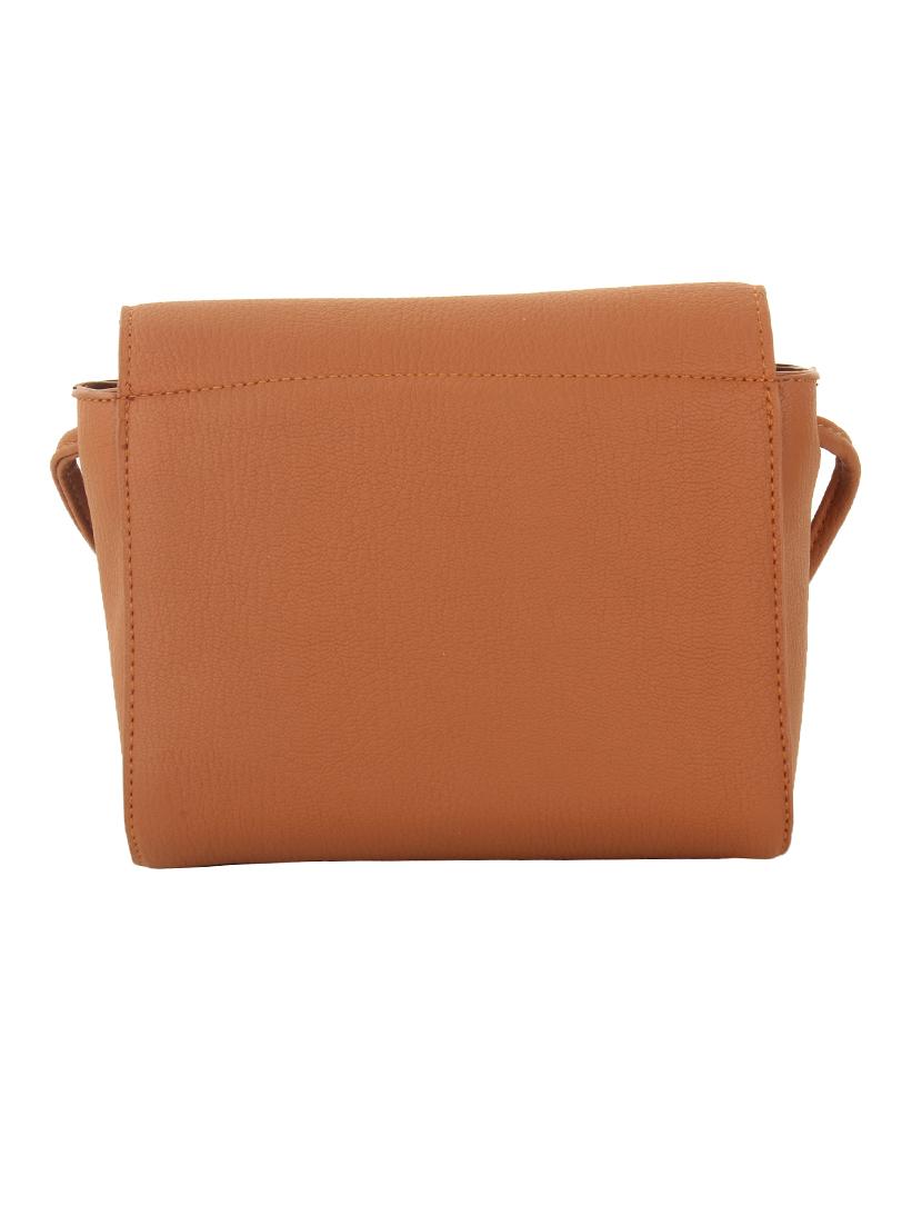 brown leatherette sling bag - 11131436 - Zoom Image - 2