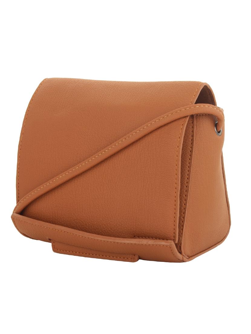 brown leatherette sling bag - 11131436 - Zoom Image - 5