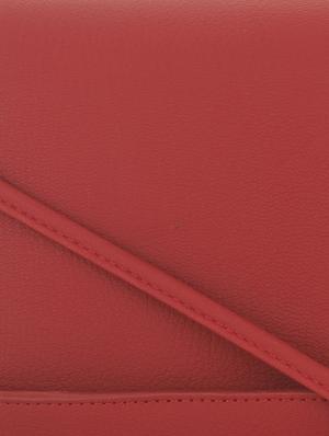 maroon leatherette sling bag - 11131437 - Standard Image - 4