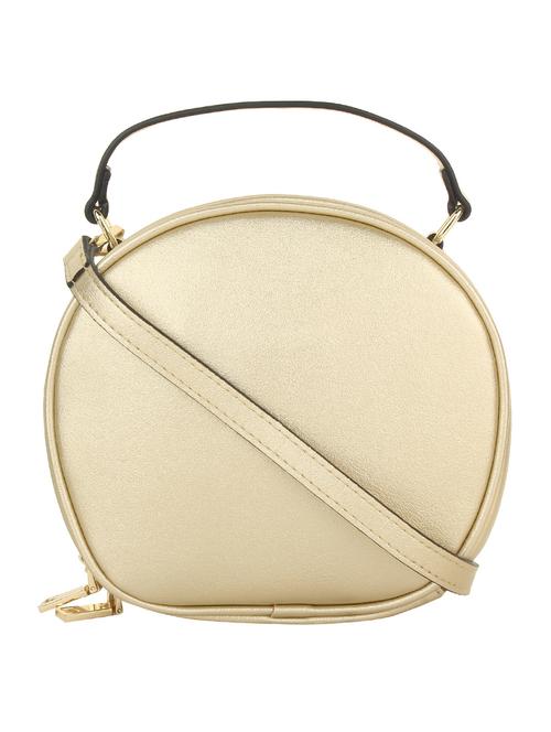 gold leatherette regular sling bag - 11131444 -  Standard Image - 0