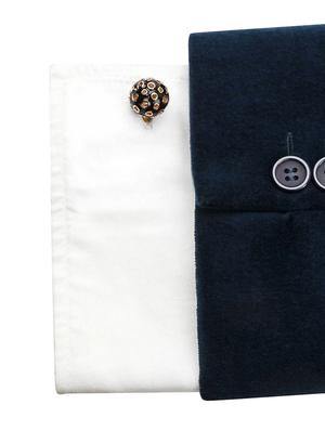 black metal cufflink - 11132389 - Standard Image - 3
