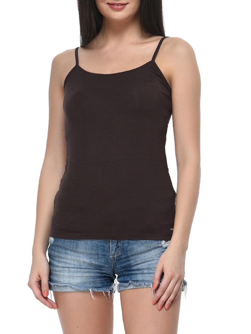 brown viscose top