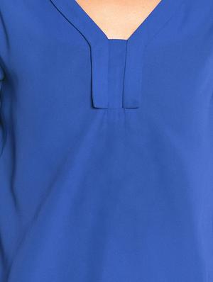 panel detail polyester top - 11145229 - Standard Image - 4