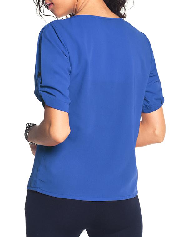 panel detail polyester top - 11145229 - Zoom Image - 3