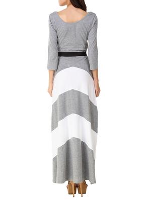 scoop neck belted maxi dress - 11149857 - Standard Image - 3