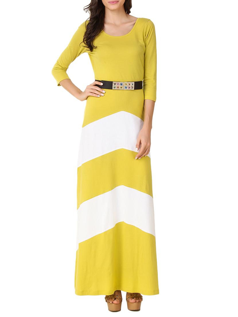 scoop neck belted maxi dress - 11149858 - Zoom Image - 1