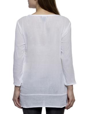 white cotton kurti - 11150682 - Standard Image - 3