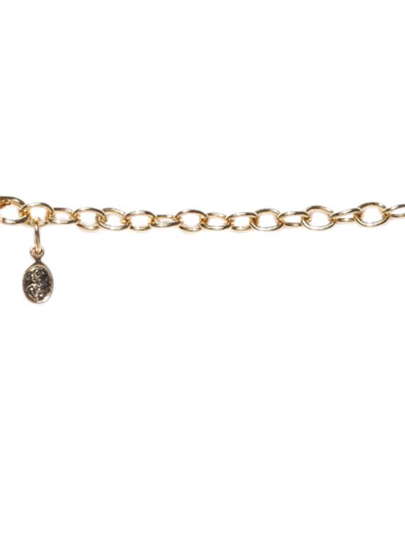 gold metal short necklace - 11150705 - Zoom Image - 4