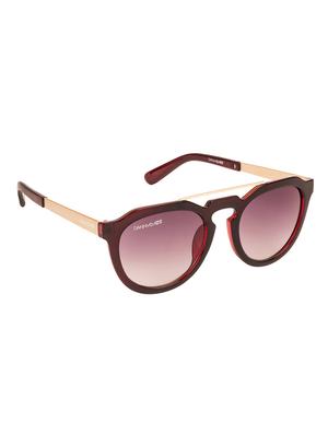 purple round sunglasses - 11154670 - Standard Image - 3