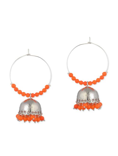 orange beads balli earring - 11154910 - Standard Image - 1