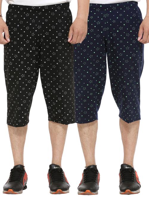 multi colored cotton three fourths - 11172731 - Standard Image - 1