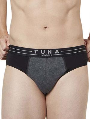 grey and black cotton brief (set of 2) - 11178397 - Standard Image - 3