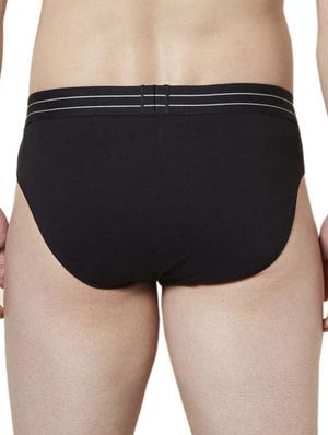 grey and black cotton brief (set of 2) - 11178397 - Standard Image - 4