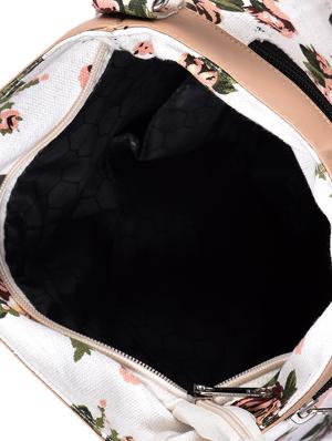 floral printed cream sling bag - 1118186 - Standard Image - 4