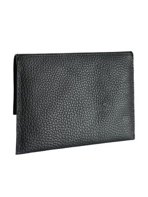 black color, leather clutch - 11195097 - Standard Image - 2