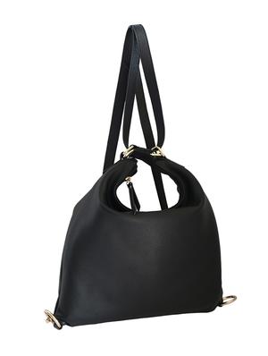black color, leather handbag - 11195177 - Standard Image - 4