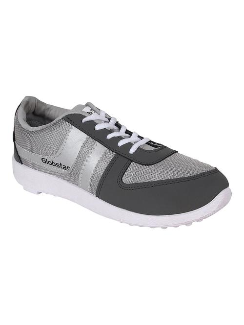 grey leatherette sport shoes - 11201678 - Very Small Image - 1