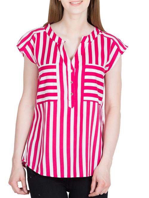 pink polyester regular top - 11204759 - Very Small Image - 1