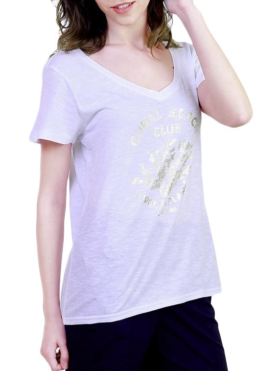 purple cotton tee - 11215332 - Zoom Image - 2