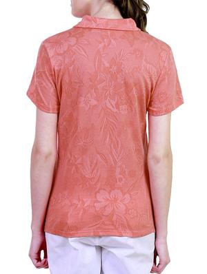 coral cotton tee - 11220409 - Standard Image - 3