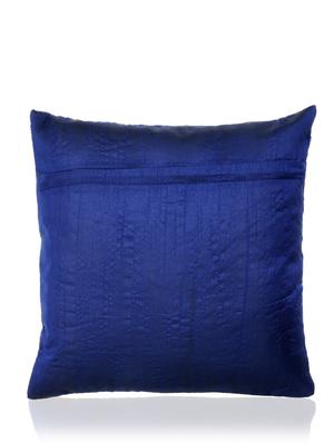 dark blue poly silk printed cushion cover (set of 5) - 11221188 - Standard Image - 3