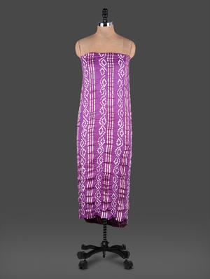 bandhani work purple cotton suit set - 1122129 - Standard Image - 2
