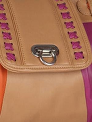 beige leatherette (pu) handbag - 1122140 - Standard Image - 4