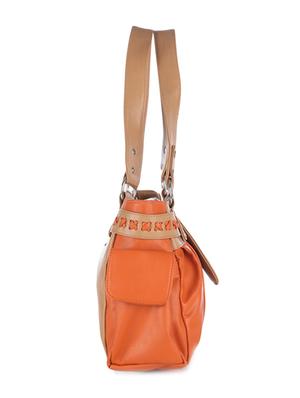 beige leatherette (pu) handbag - 1122140 - Standard Image - 5