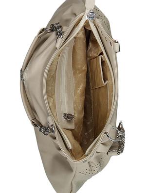 grey leatherette handbag - 1122245 - Standard Image - 3