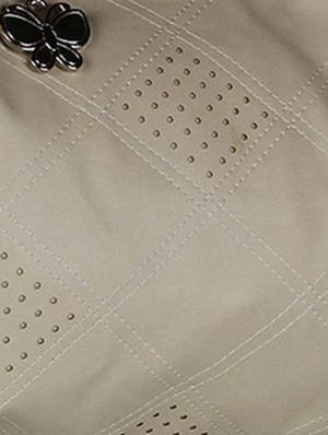 grey leatherette handbag - 1122245 - Standard Image - 4