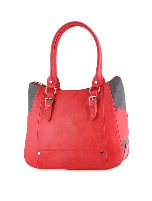 red leatherette hand bag - 1122362 - Standard Image - 1