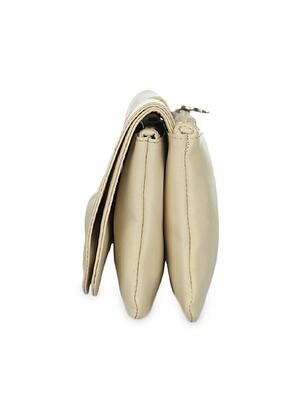 bow attached leatherette clutch bag - 1122463 - Standard Image - 5