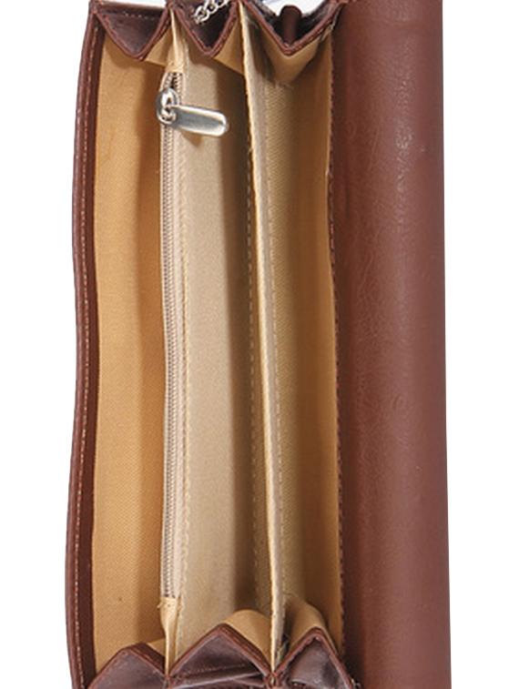brown leatherette (pu wallet - 1122539 - Zoom Image - 3
