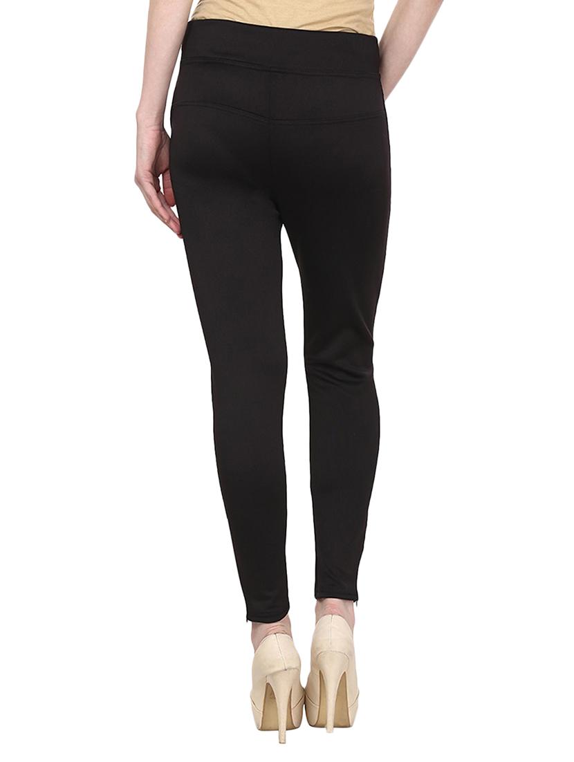 black cotton jeggings - 11249212 - Zoom Image - 3